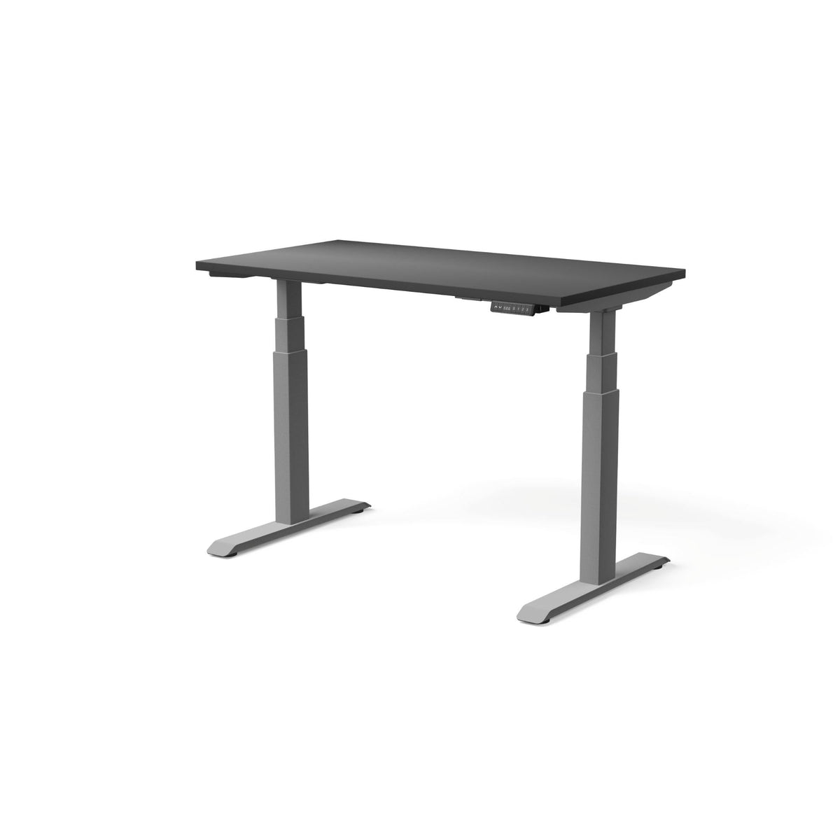 Elektra reguliuojamo aukščio stalas MOVE PRO II – Juoda / Sidabrinė / 120 x 65