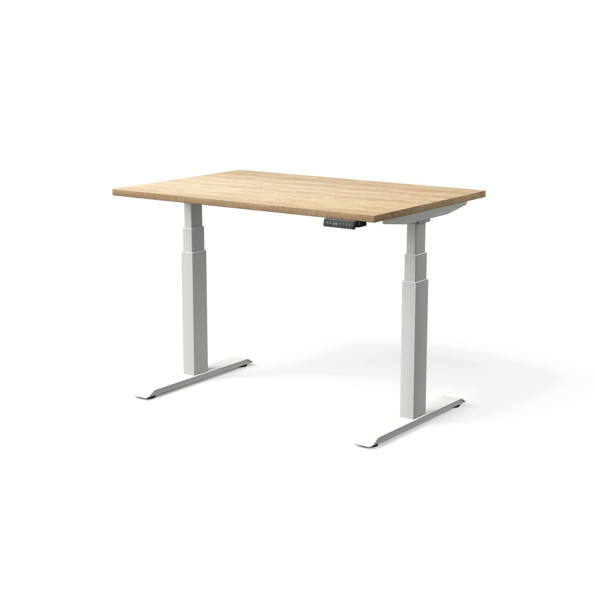 Elektra reguliuojamo aukščio stalas MOVE PRO II – Amerikietiškas ąžuolas / Balta / 120 x 80