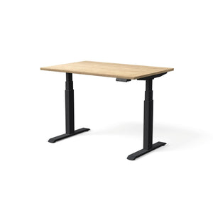 Elektra reguliuojamo aukščio stalas MOVE PRO II – Amerikietiškas ąžuolas / Juoda / 120 x 80