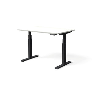 Elektra reguliuojamo aukščio stalas MOVE PRO II – Balta / Juoda / 120 x 80