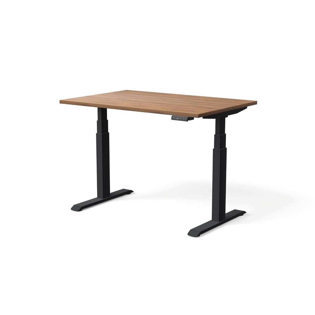 Elektra reguliuojamo aukščio stalas MOVE PRO II – Riešutmedis / Juoda / 120 x 80