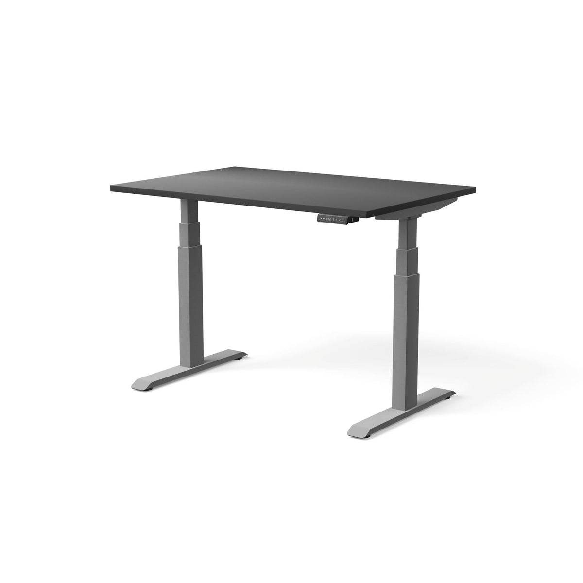 Elektra reguliuojamo aukščio stalas MOVE PRO II – Juoda / Sidabrinė / 120 x 80