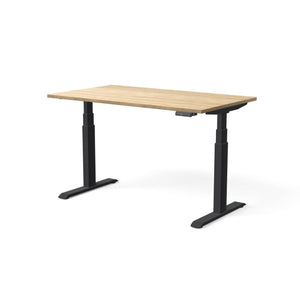 Elektra reguliuojamo aukščio stalas MOVE PRO II – Amerikietiškas ąžuolas / Juoda / 140 x 80