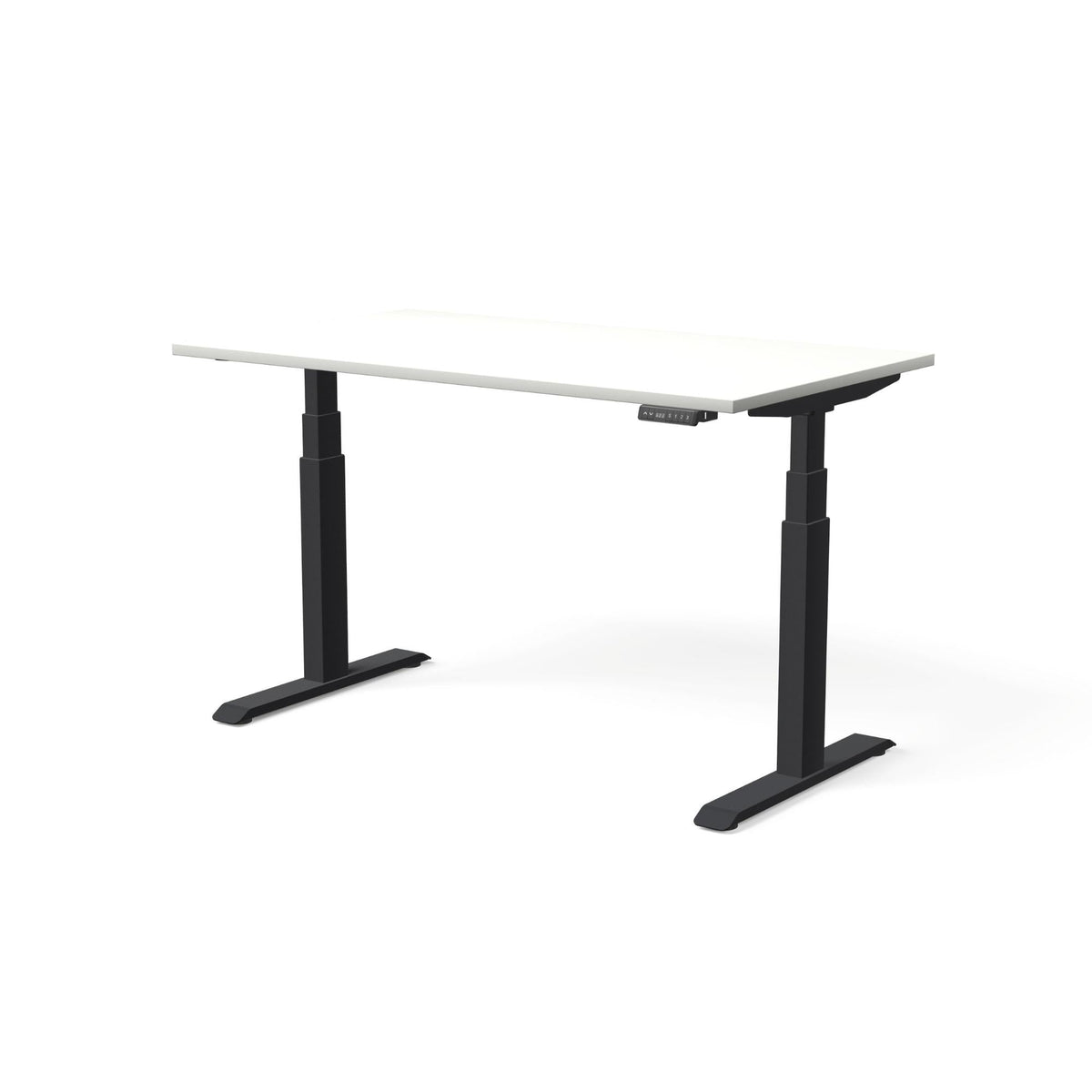Elektra reguliuojamo aukščio stalas MOVE PRO II – Balta / Juoda / 140 x 80