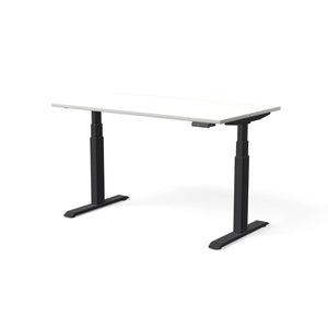 Elektra reguliuojamo aukščio stalas MOVE PRO II – Balta / Juoda / 140 x 80