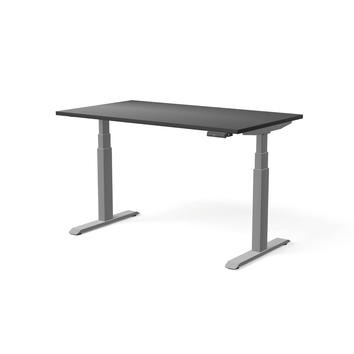 Elektra reguliuojamo aukščio stalas MOVE PRO II – Juoda / Sidabrinė / 140 x 80