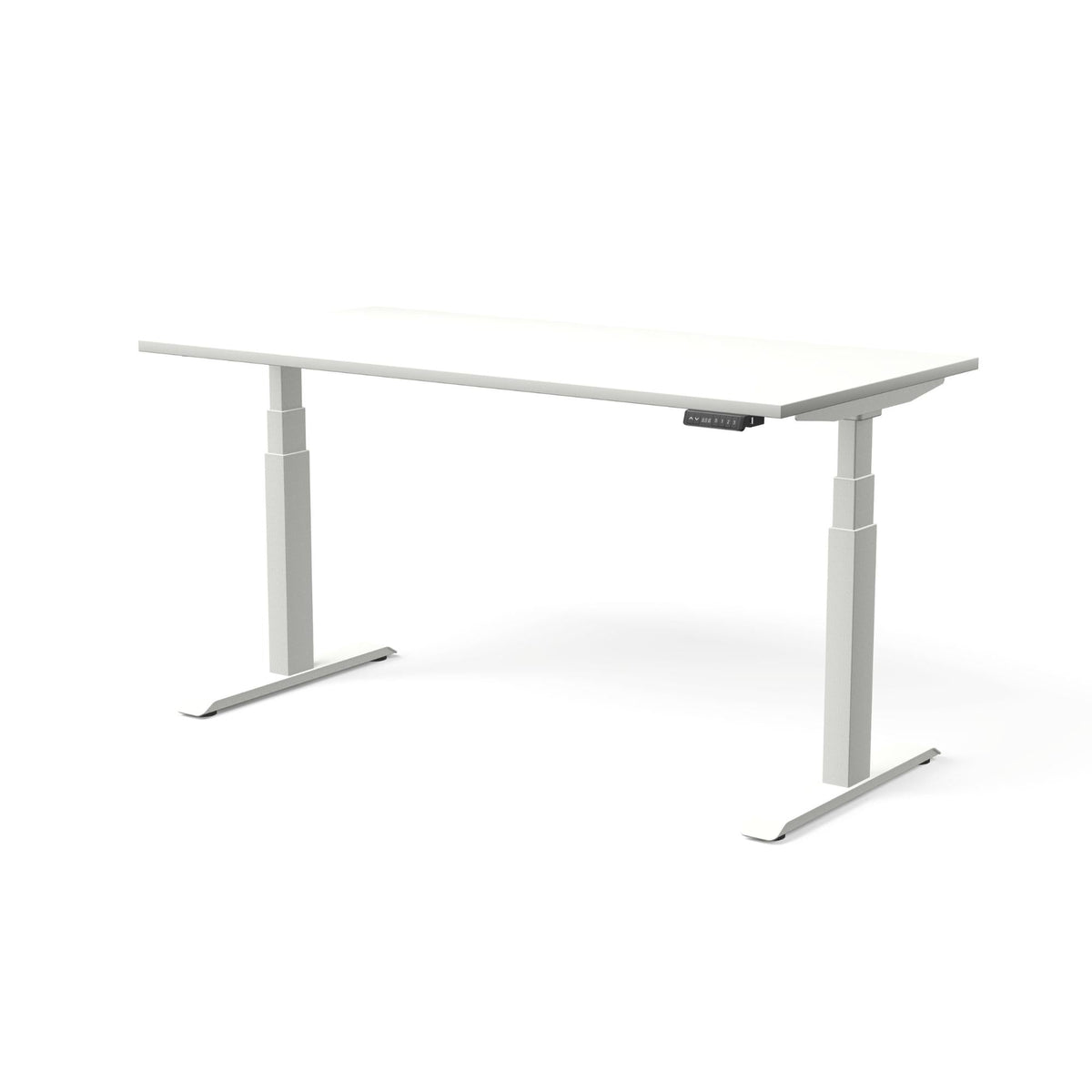 Elektra reguliuojamo aukščio stalas MOVE PRO II – Balta / Balta / 160 x 80