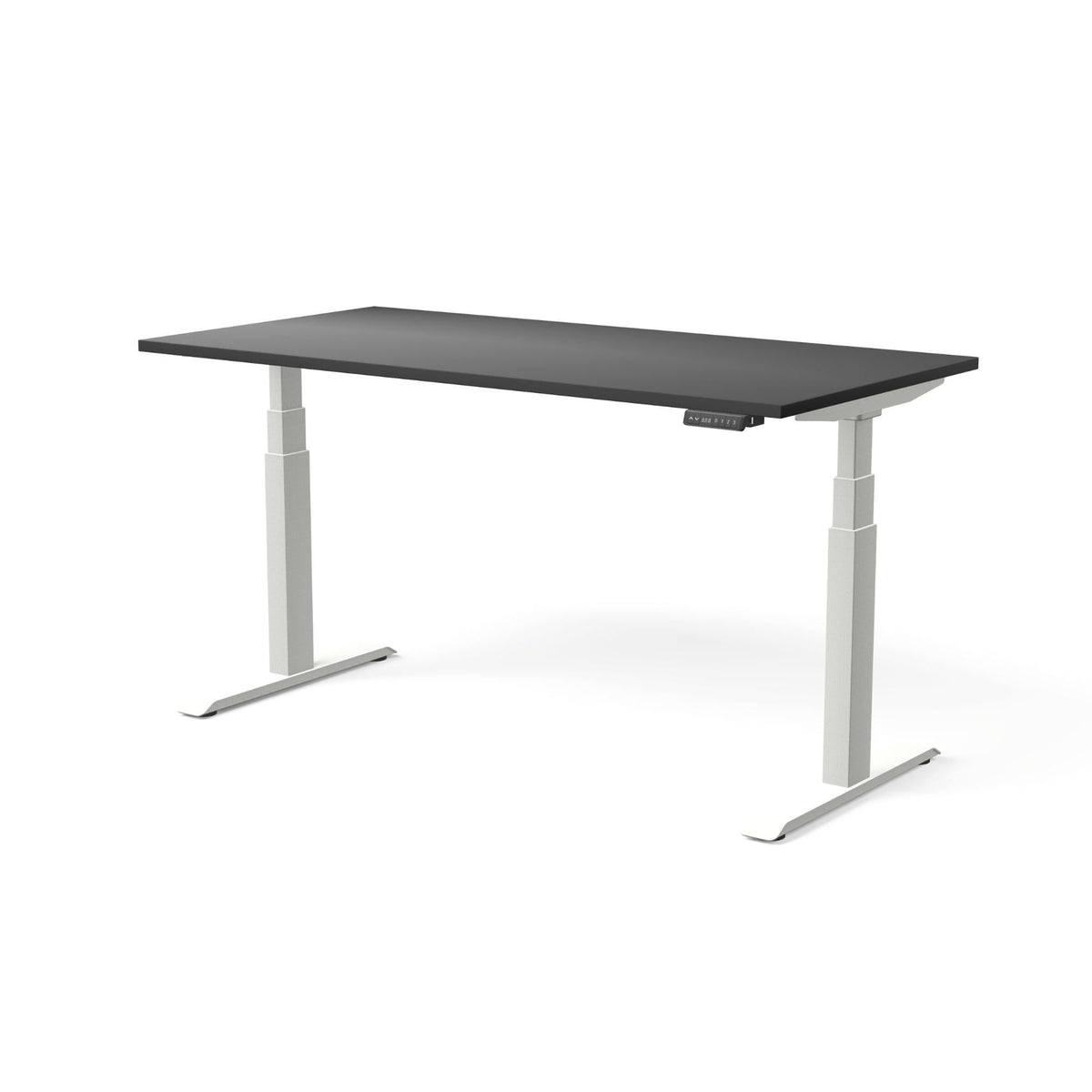 Elektra reguliuojamo aukščio stalas MOVE PRO II – Juoda / Balta / 160 x 80