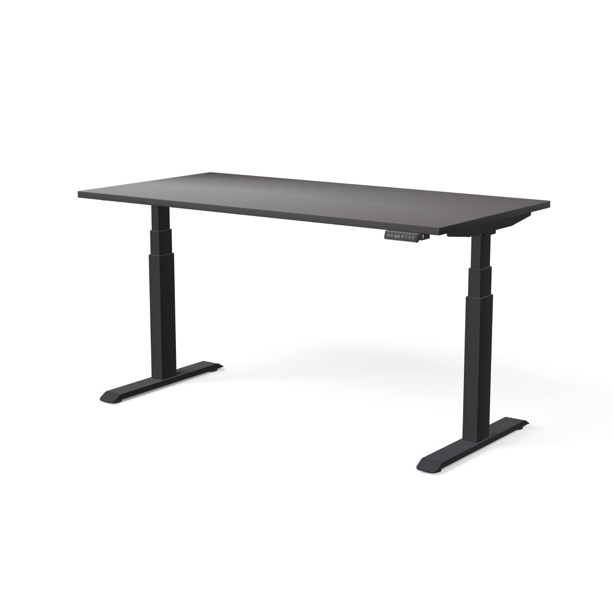 Elektra reguliuojamo aukščio stalas MOVE PRO II – Antracito / Juoda / 160 x 80