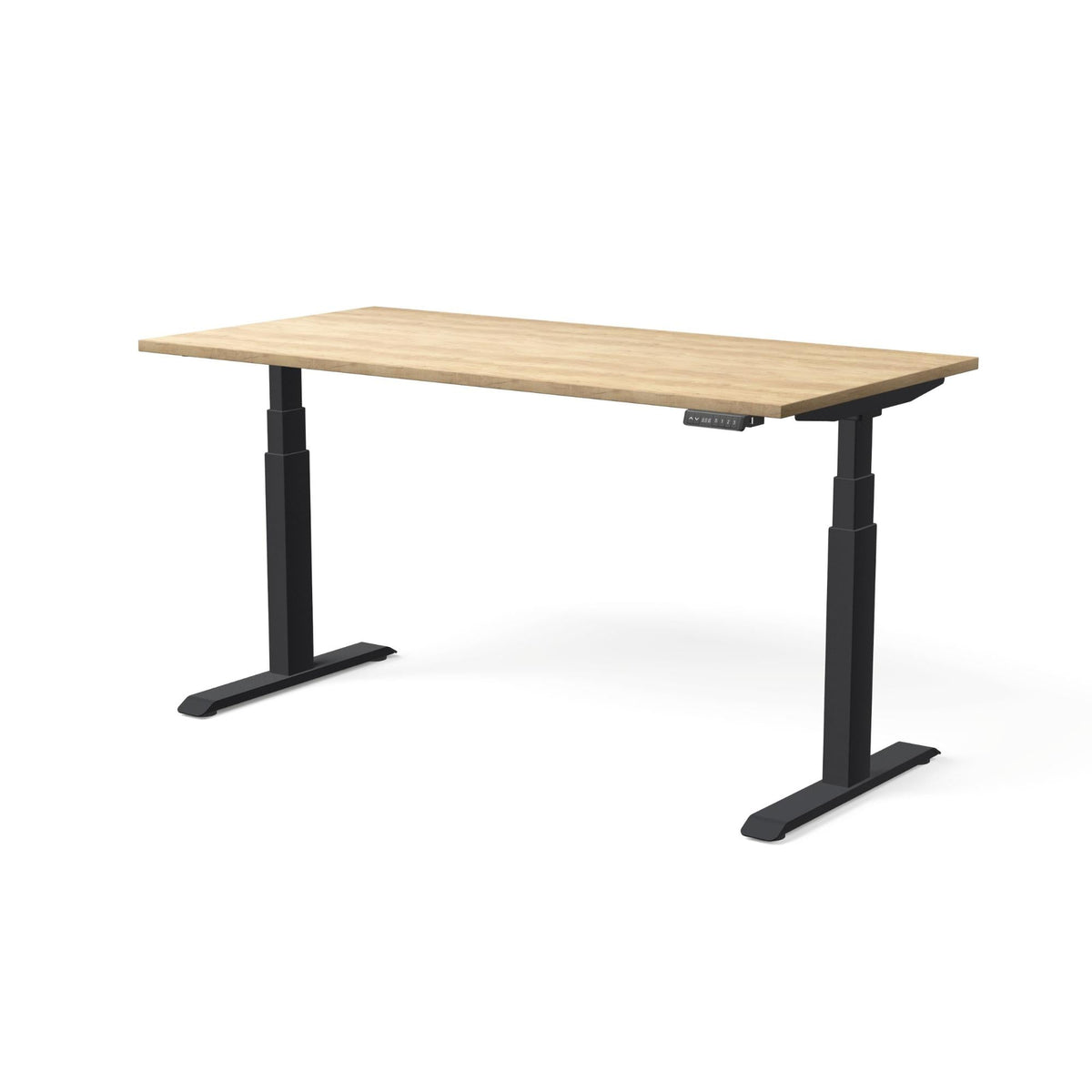 Elektra reguliuojamo aukščio stalas MOVE PRO II – Amerikietiškas ąžuolas / Juoda / 160 x 80