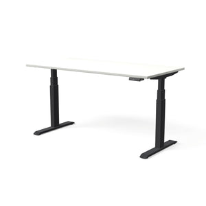 Elektra reguliuojamo aukščio stalas MOVE PRO II – Balta / Juoda / 160 x 80