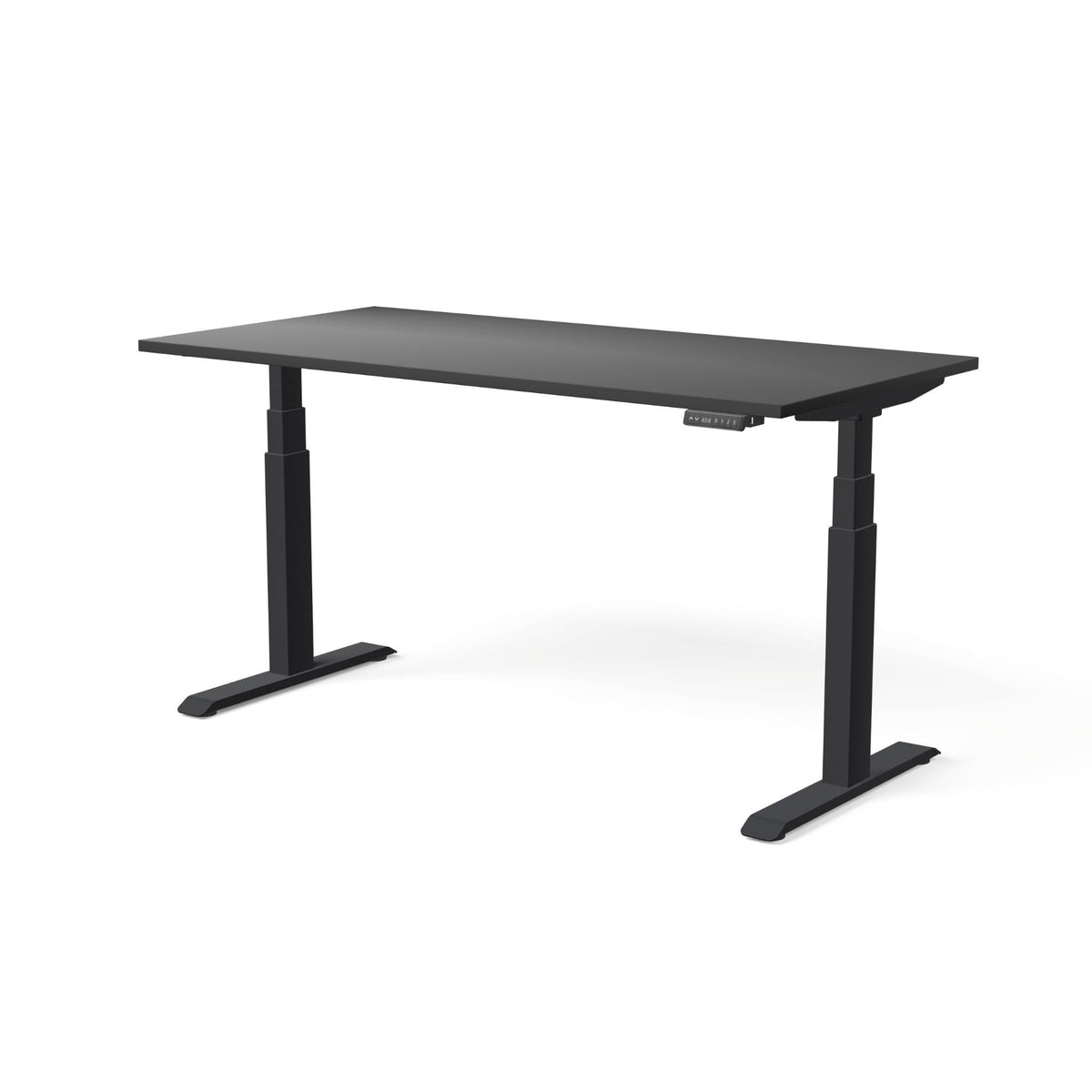 Elektra reguliuojamo aukščio stalas MOVE PRO II – Juoda / Juoda / 160 x 80