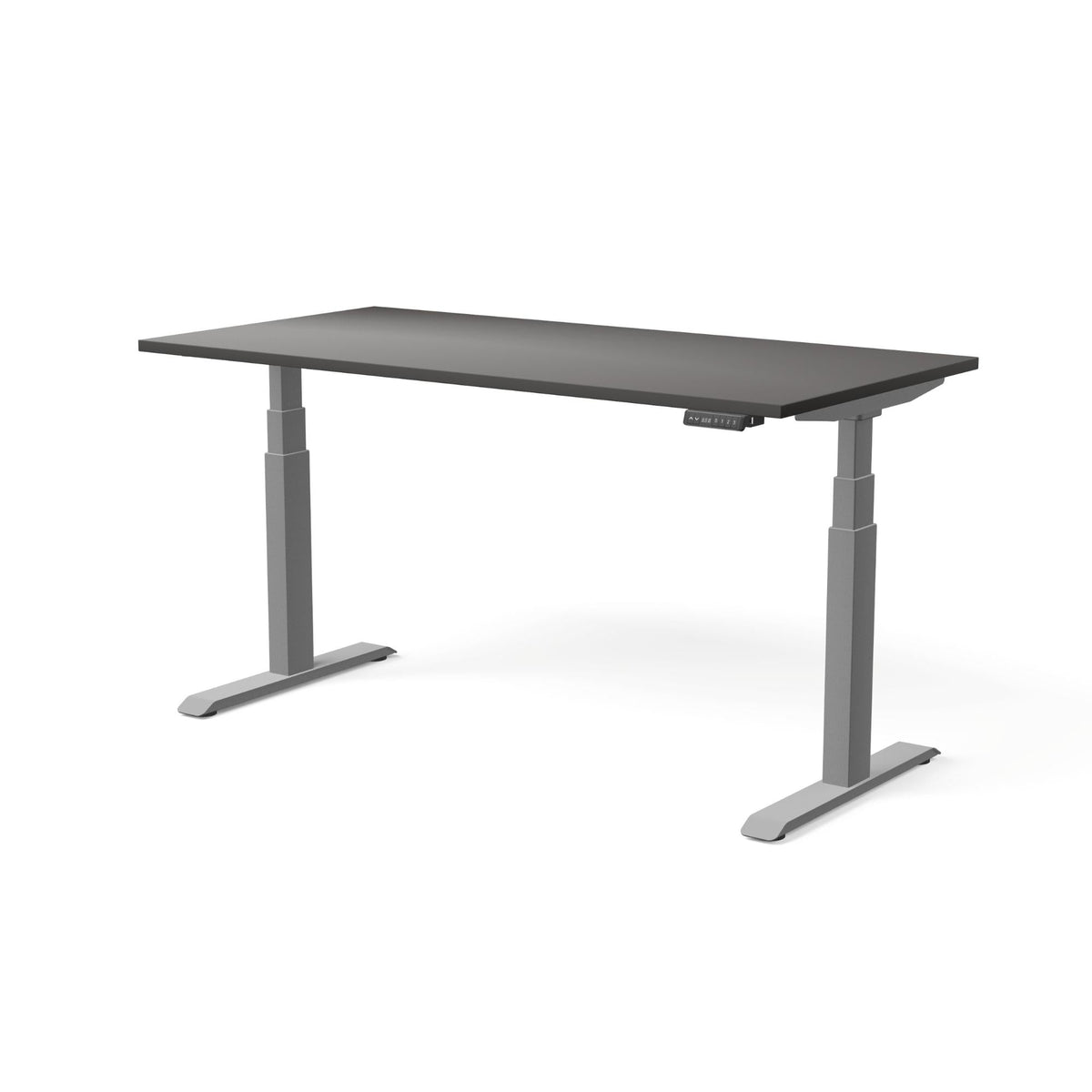 Elektra reguliuojamo aukščio stalas MOVE PRO II – Antracito / Sidabrinė / 160 x 80