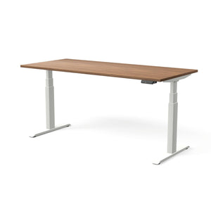 Elektra reguliuojamo aukščio stalas MOVE PRO II – Riešutmedis / Balta / 180 x 80