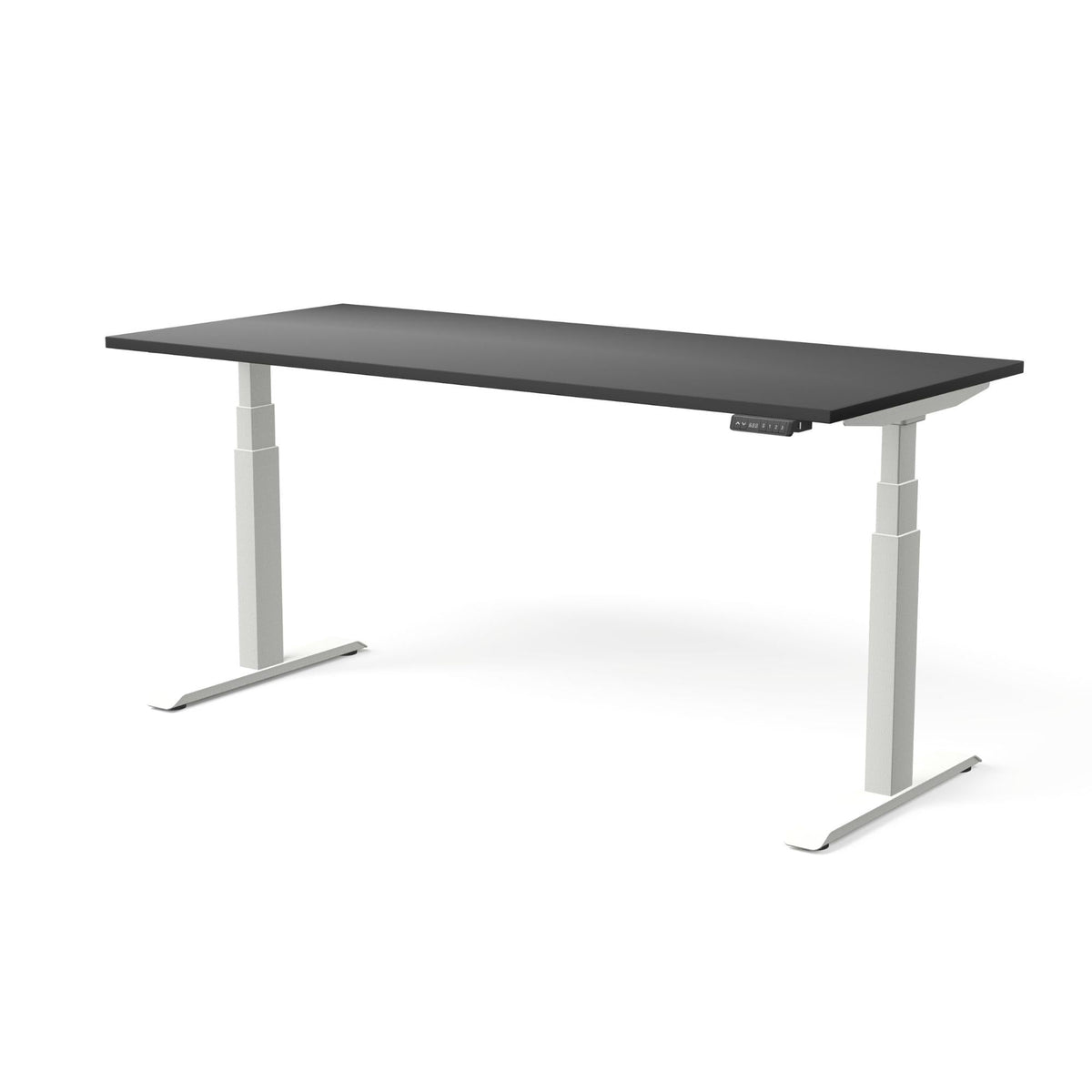 Elektra reguliuojamo aukščio stalas MOVE PRO II – Juoda / Balta / 180 x 80