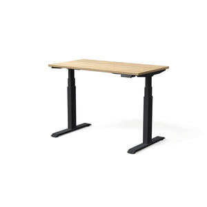 Elektra reguliuojamo aukščio stalas MOVE PRO II – Amerikietiškas ąžuolas / Juoda / 120 x 65