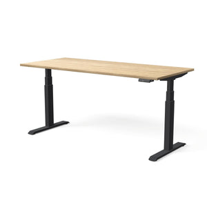 Elektra reguliuojamo aukščio stalas MOVE PRO II – Amerikietiškas ąžuolas / Juoda / 180 x 80