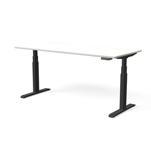 Elektra reguliuojamo aukščio stalas MOVE PRO II – Balta / Juoda / 180 x 80