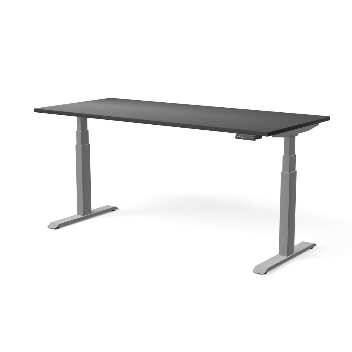 Elektra reguliuojamo aukščio stalas MOVE PRO II – Juoda / Sidabrinė / 180 x 80