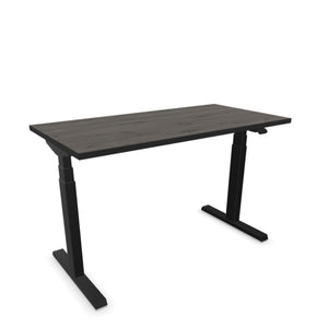 Elektra reguliuojamo aukščio stalas NUWO DESIGN 1 – 120 x 60 / Tamsus ąžuolas