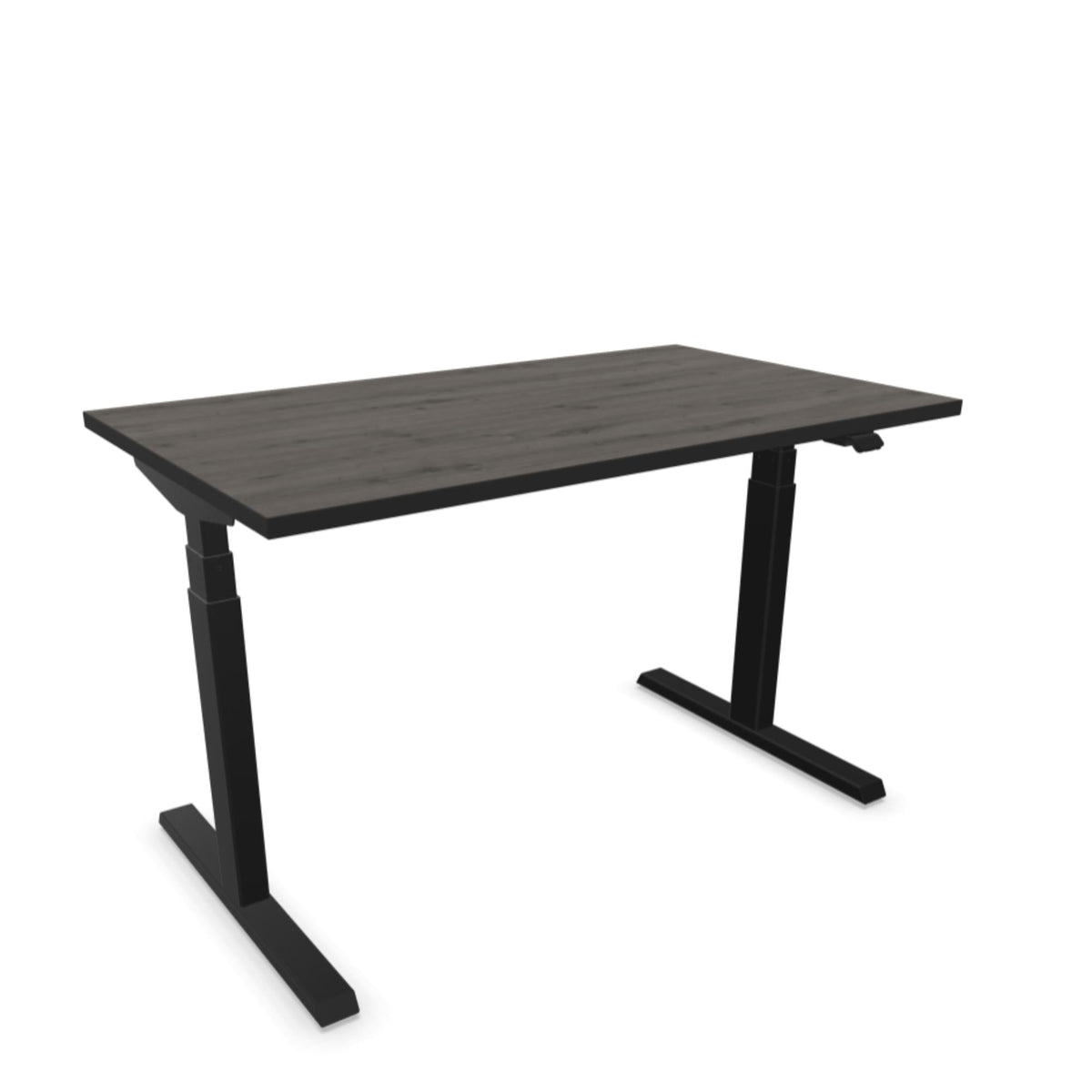 Elektra reguliuojamo aukščio stalas NUWO DESIGN 1 – 120 x 70 / Tamsus ąžuolas