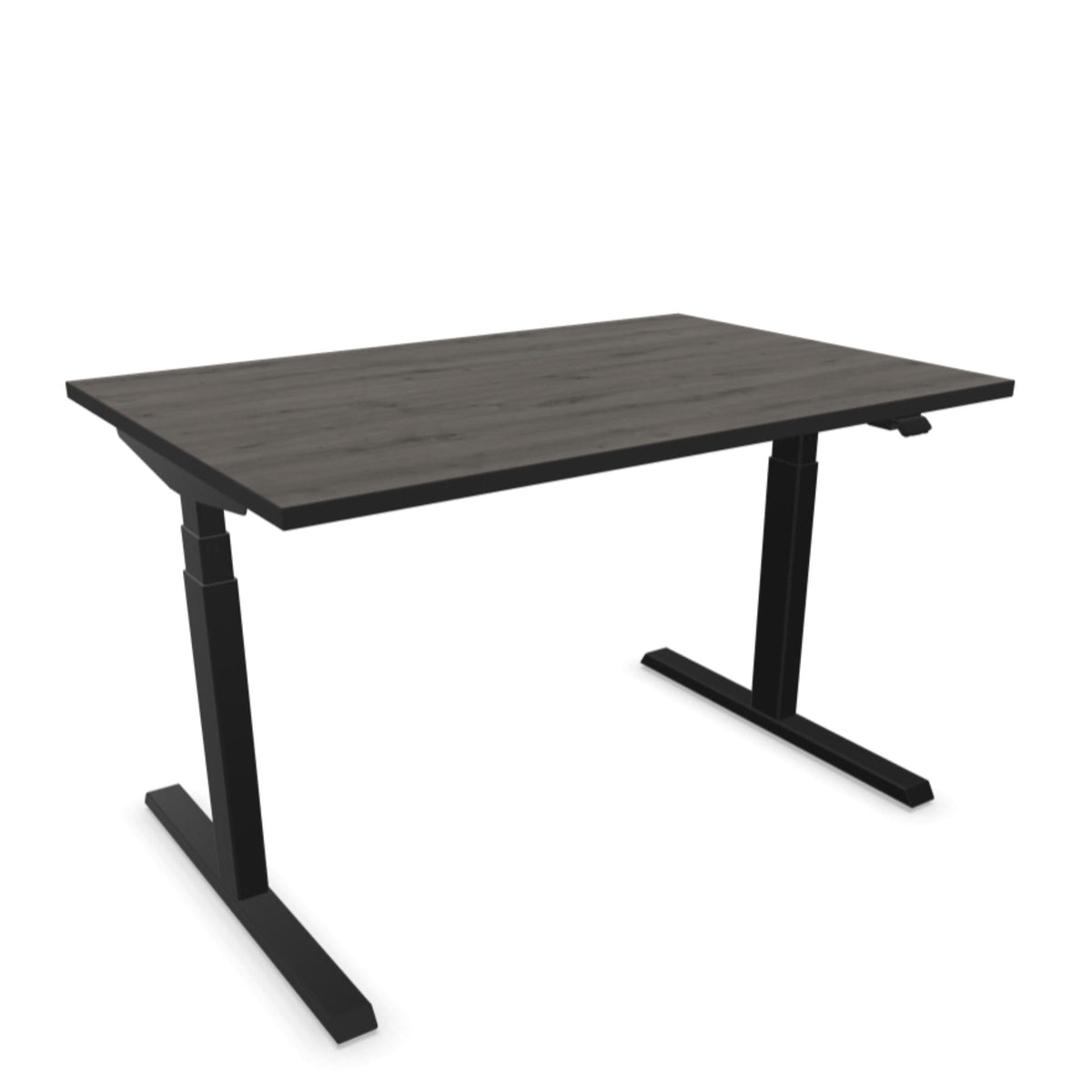 Elektra reguliuojamo aukščio stalas NUWO DESIGN 1 – 120 x 80 / Tamsus ąžuolas