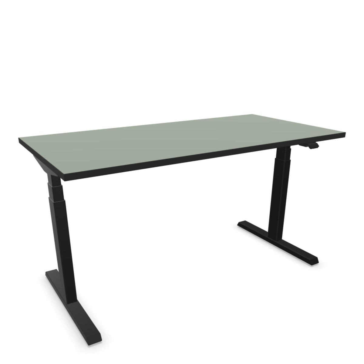 Elektra reguliuojamo aukščio stalas NUWO DESIGN 1 – 140 x 70 / Alyvuogių žalia
