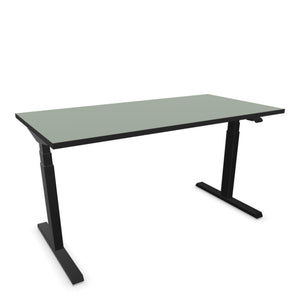 Elektra reguliuojamo aukščio stalas NUWO DESIGN 1 – 140 x 70 / Alyvuogių žalia