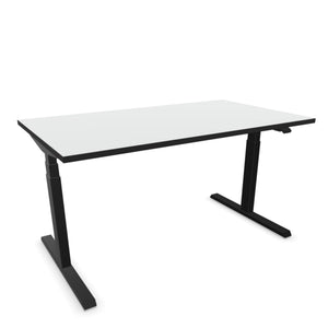 Elektra reguliuojamo aukščio stalas NUWO DESIGN 1 – 140 x 80 / Šviesiai pilka