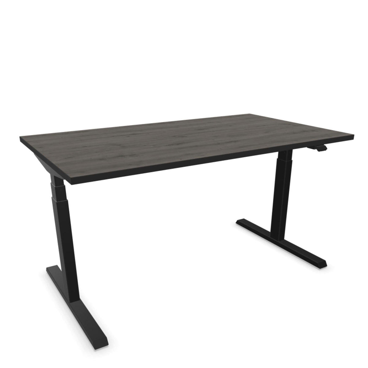 Elektra reguliuojamo aukščio stalas NUWO DESIGN 1 – 140 x 80 / Tamsus ąžuolas