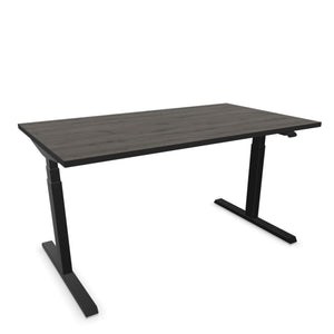 Elektra reguliuojamo aukščio stalas NUWO DESIGN 1 – 140 x 80 / Tamsus ąžuolas