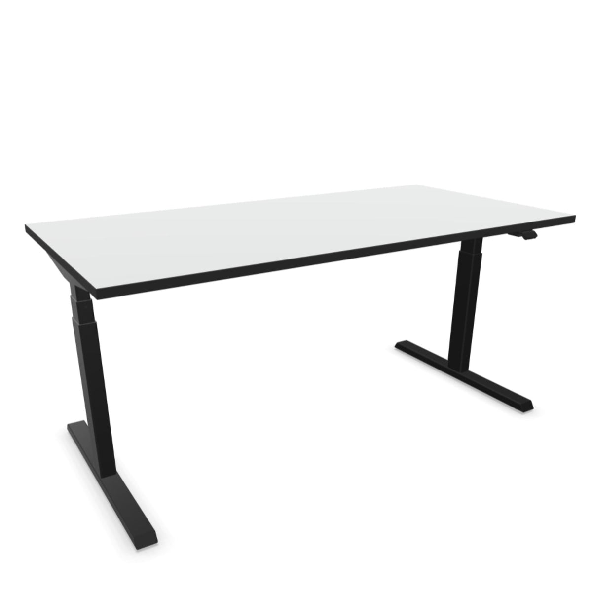 Elektra reguliuojamo aukščio stalas NUWO DESIGN 1 – 160 x 80 / Šviesiai pilka