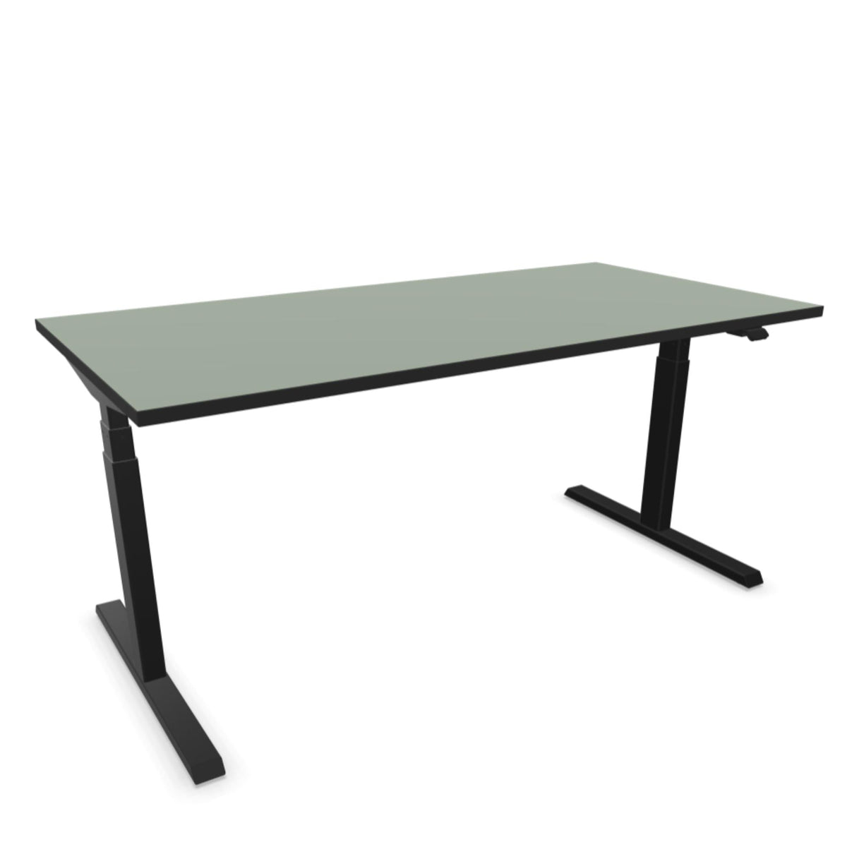 Elektra reguliuojamo aukščio stalas NUWO DESIGN 1 – 160 x 80 / Alyvuogių žalia