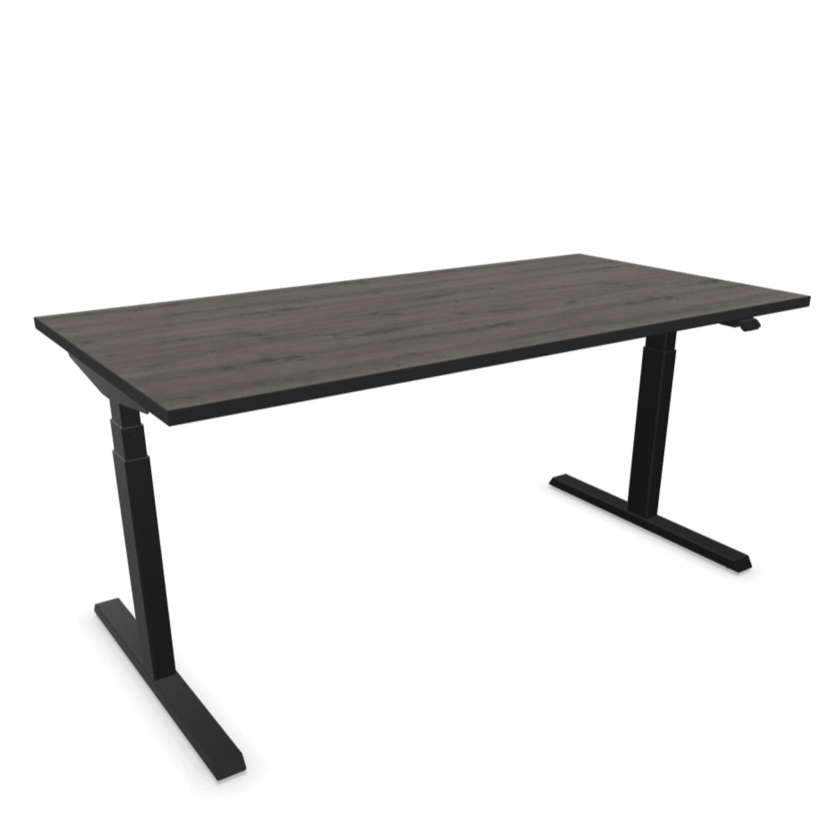 Elektra reguliuojamo aukščio stalas NUWO DESIGN 1 – 160 x 80 / Tamsus ąžuolas