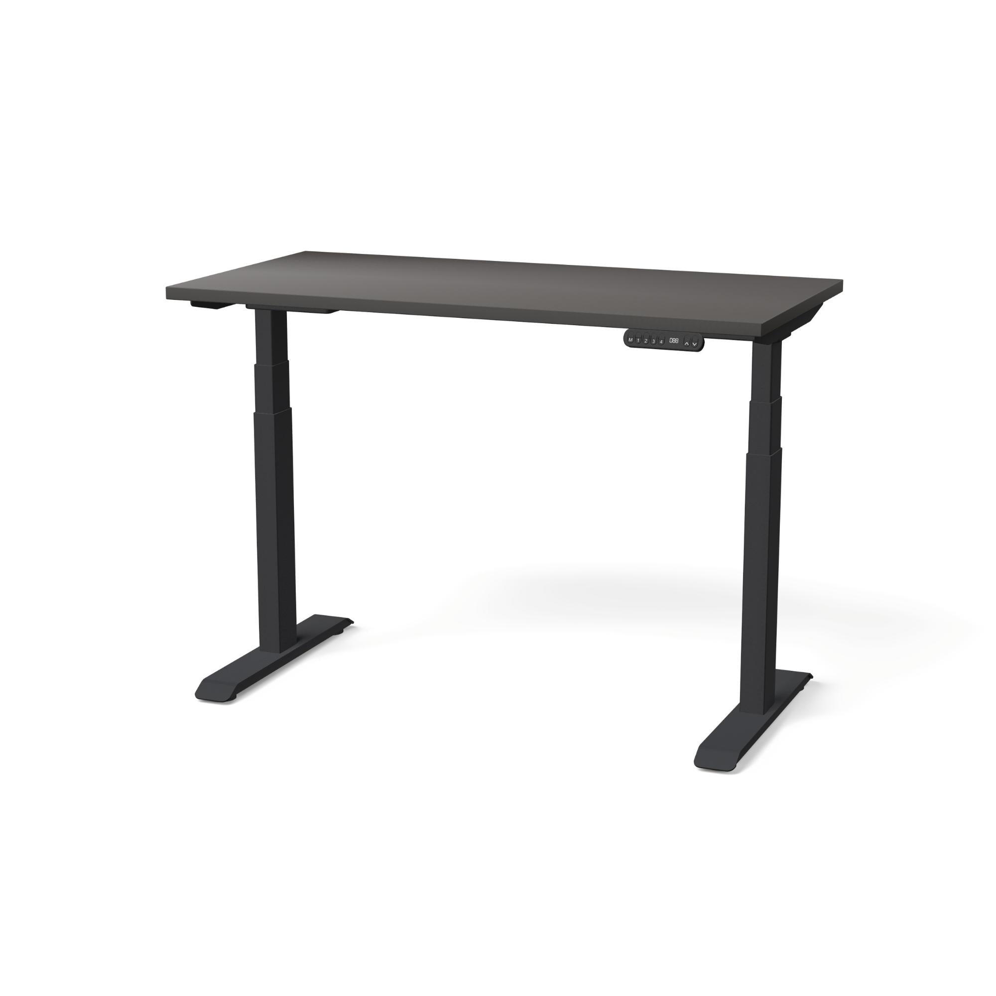 Elektra reguliuojamo aukščio stalas NUWO GEN2 – Antracito / Juoda / 120 x 60