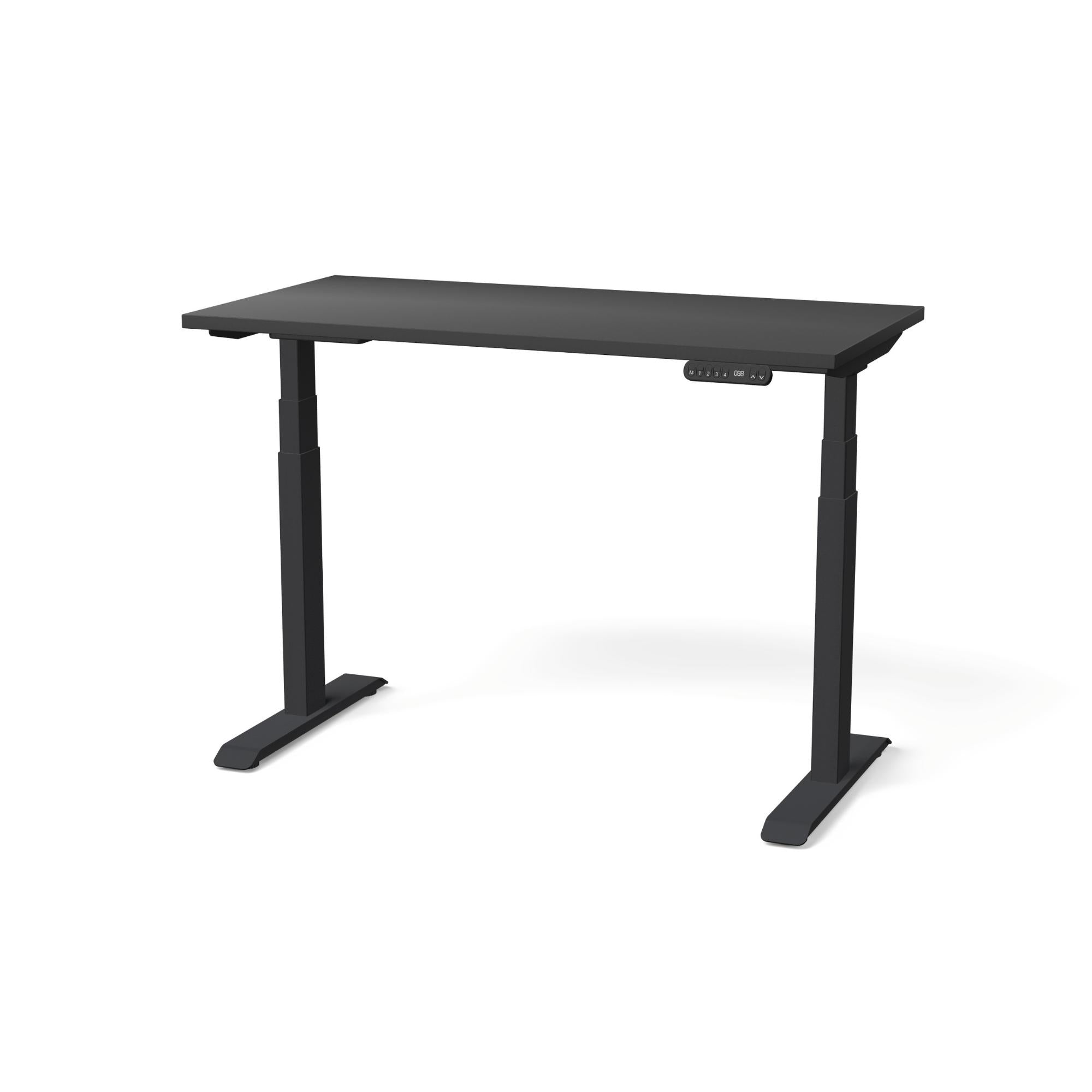 Elektra reguliuojamo aukščio stalas NUWO GEN2 – Juoda / Juoda / 120 x 60