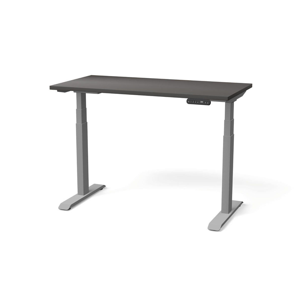 Elektra reguliuojamo aukščio stalas NUWO GEN2 – Antracito / Sidabro / 120 x 60
