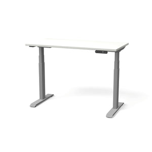Elektra reguliuojamo aukščio stalas NUWO GEN2 – Balta / Sidabro / 120 x 60