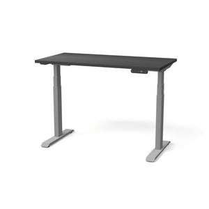 Elektra reguliuojamo aukščio stalas NUWO GEN2 – Juoda / Sidabro / 120 x 60