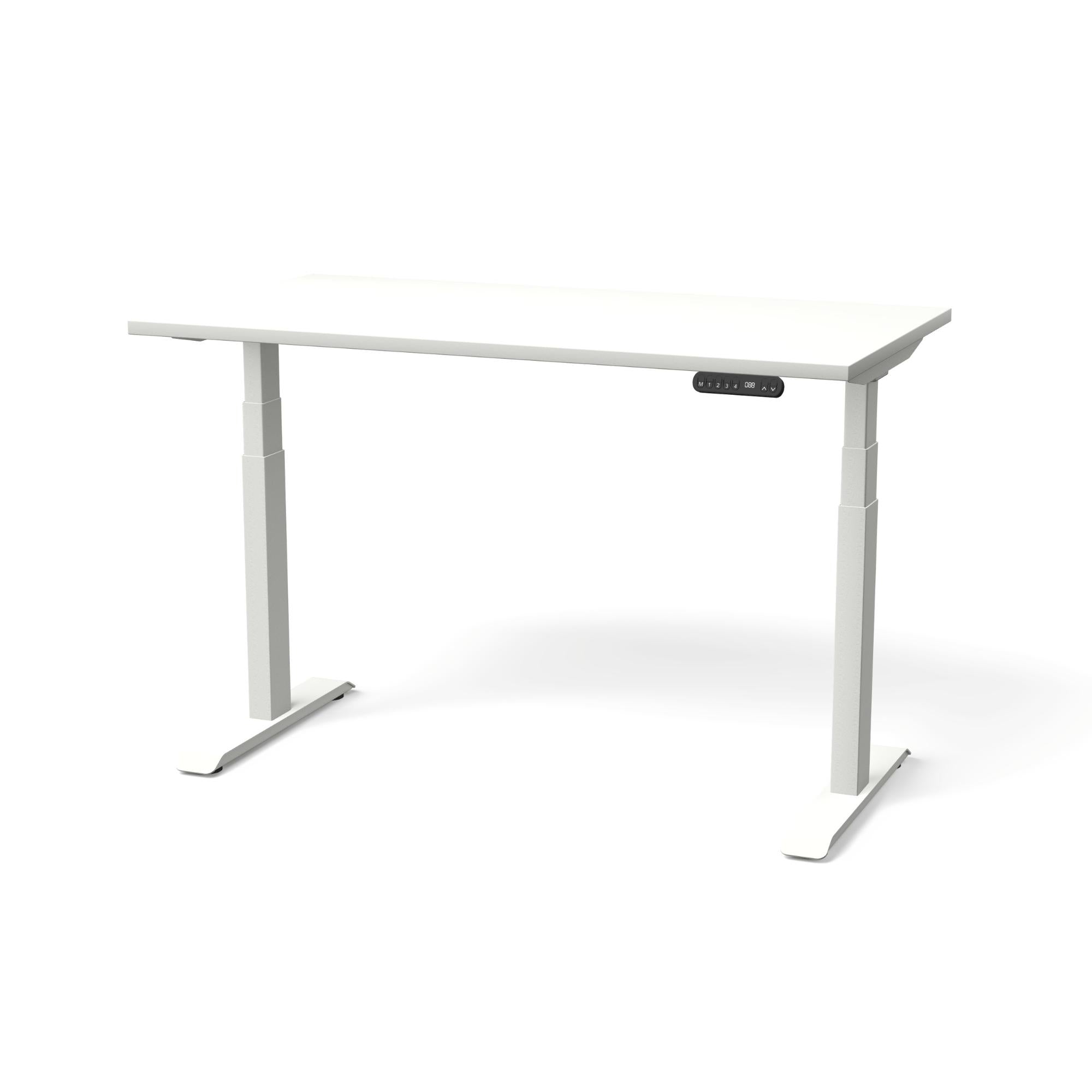 Elektra reguliuojamo aukščio stalas NUWO GEN2 – Balta / Balta / 130 x 70