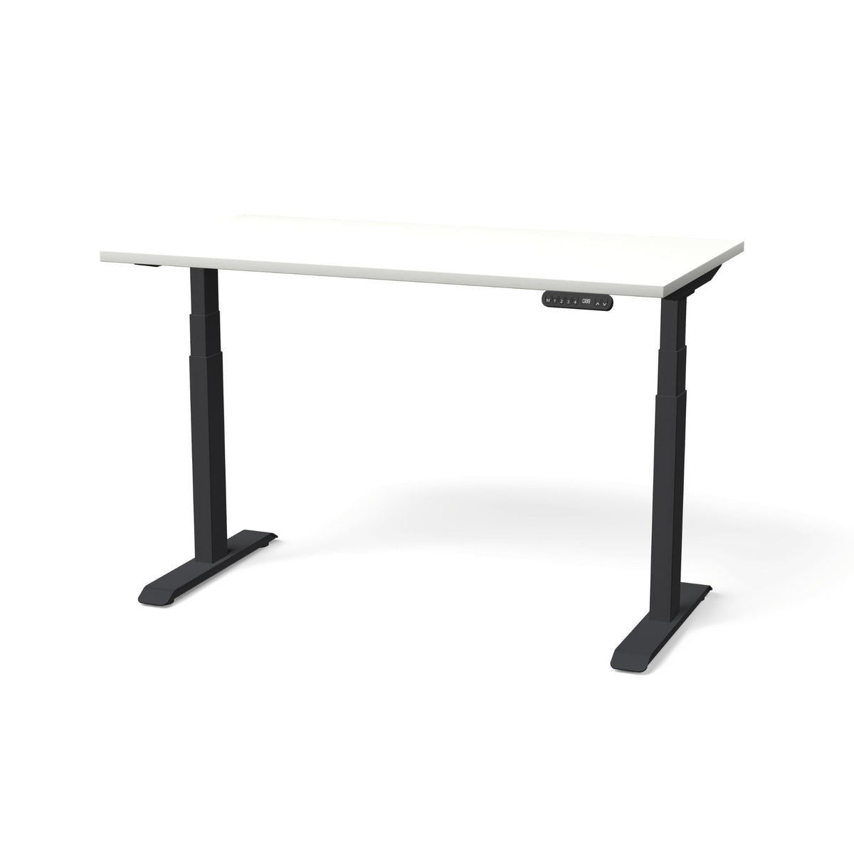 Elektra reguliuojamo aukščio stalas NUWO GEN2 – Balta / Juoda / 130 x 70