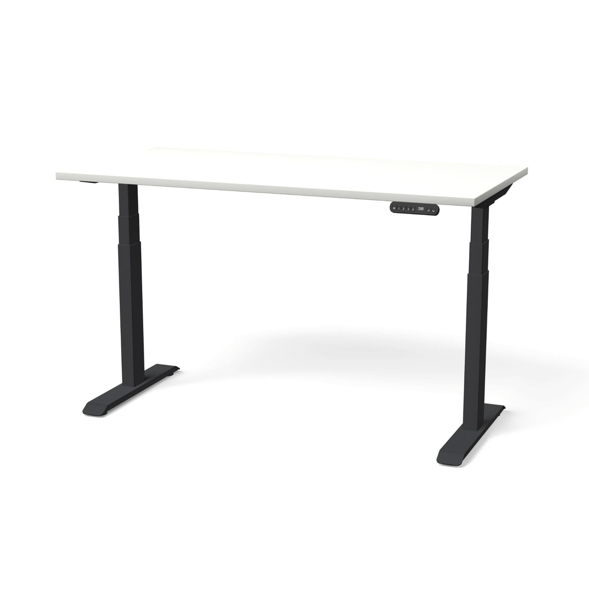 Elektra reguliuojamo aukščio stalas NUWO GEN2 – Balta / Juoda / 140 x 70
