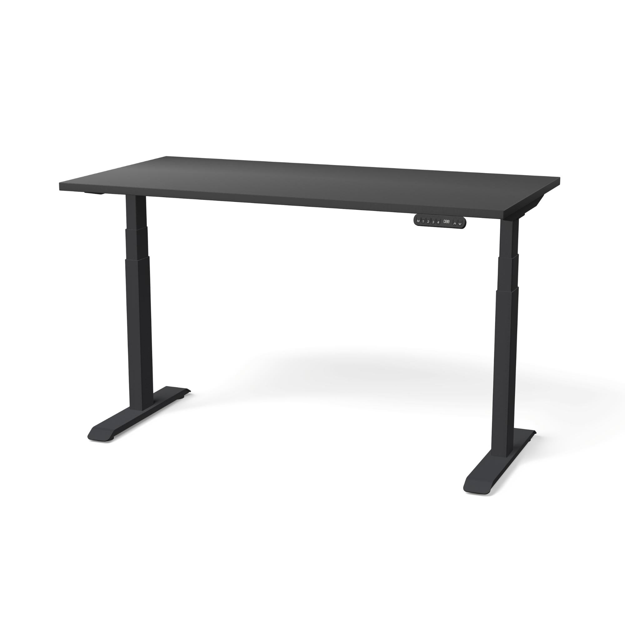 Elektra reguliuojamo aukščio stalas NUWO GEN2 – Juoda / Juoda / 140 x 70