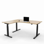 Elektriski augstumā regulējams galds Prestige Line L forma 160 cm x 120 cm