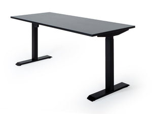 Elektra reguliuojamo aukščio stalas Unico Line – Juoda / Juoda / 120 x 65
