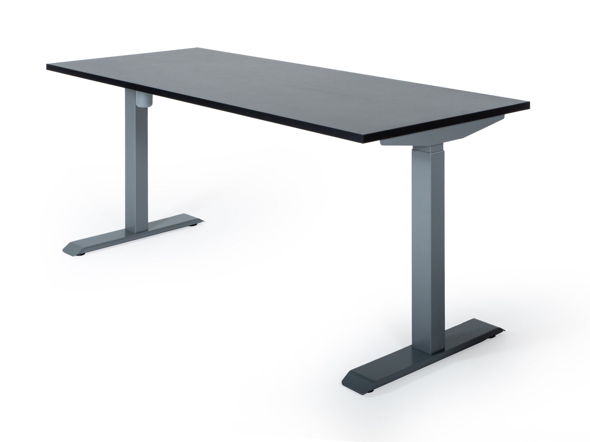 Elektra reguliuojamo aukščio stalas Unico Line – Juoda / Sidabro / 120 x 65