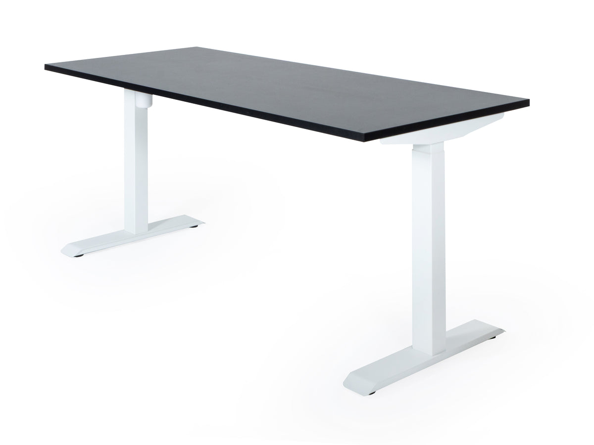 Elektra reguliuojamo aukščio stalas Unico Line – Juoda / Balta / 120 x 65