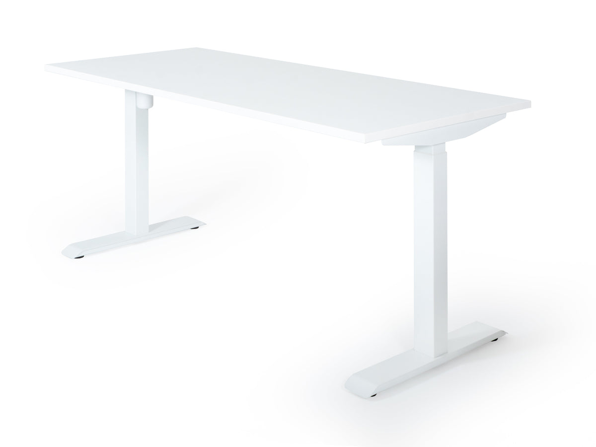 Elektra reguliuojamo aukščio stalas Unico Line – Balta / Balta / 120 x 65