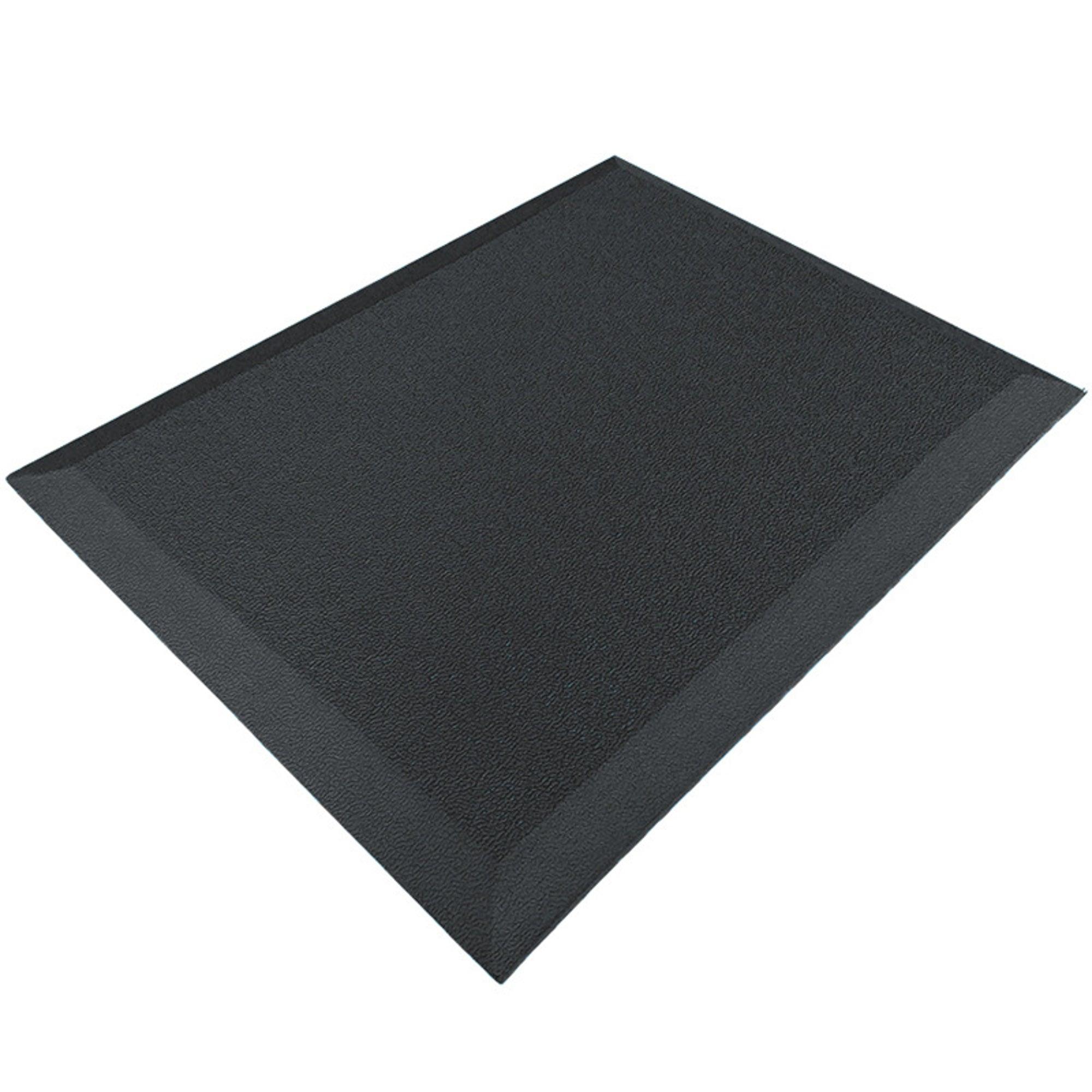 Ergonomisks paklājs 900 x 610 x 19 mm melns