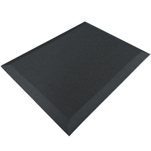 Ergonomisks paklājs 900 x 610 x 19 mm melns